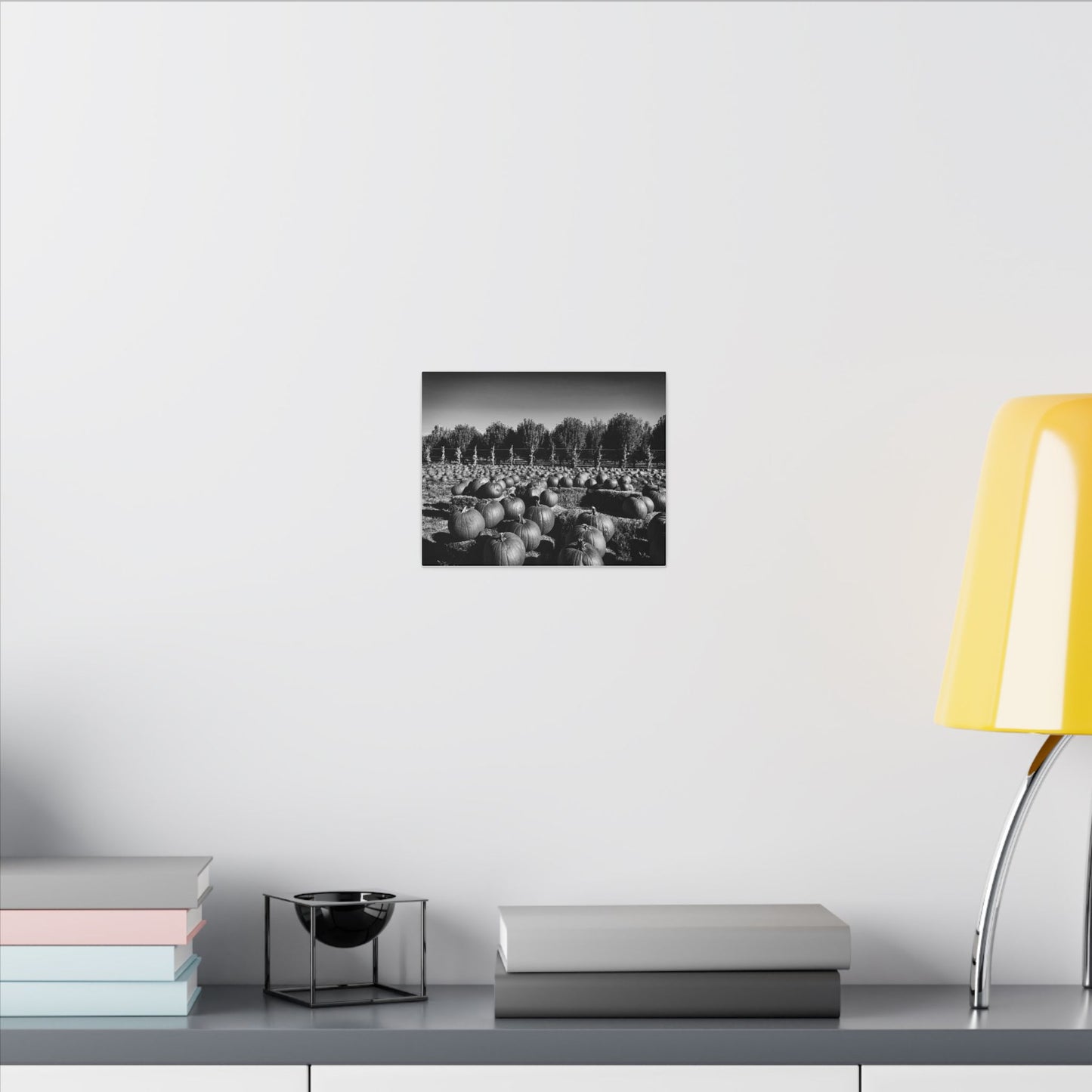 Harvest in Monochrome- Eclipse Collection- .75" Depth Blended Canvas Print