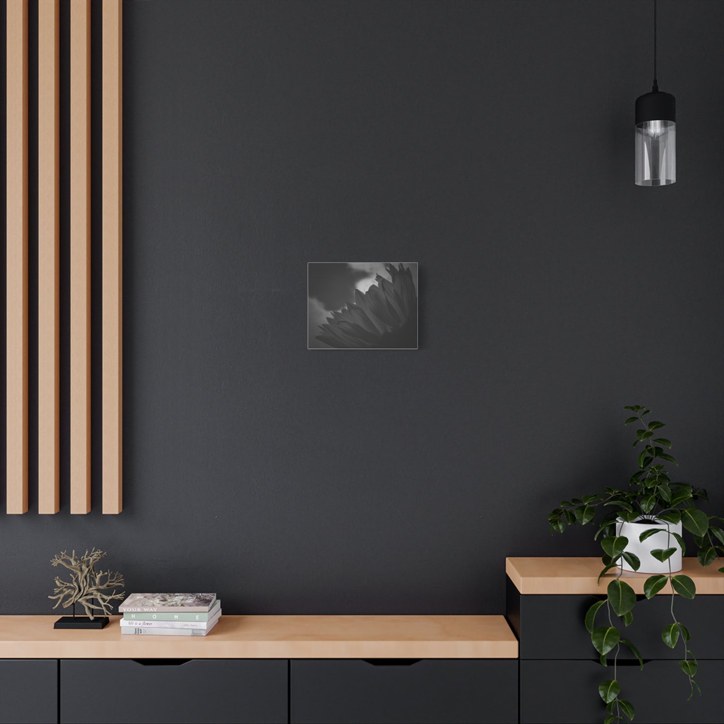 Negative Beauty- Eclipse Collection Premium Canvas, Stretched, 1.25"