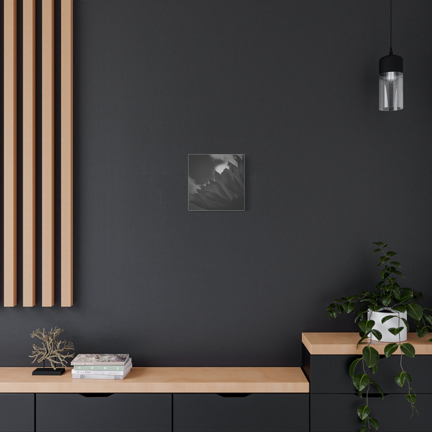 Negative Beauty- Eclipse Collection Premium Canvas, Stretched, 1.25"