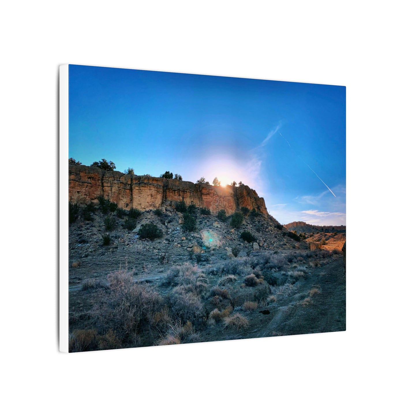 Contrails to Heaven- .75" Depth Blended Canvas Print