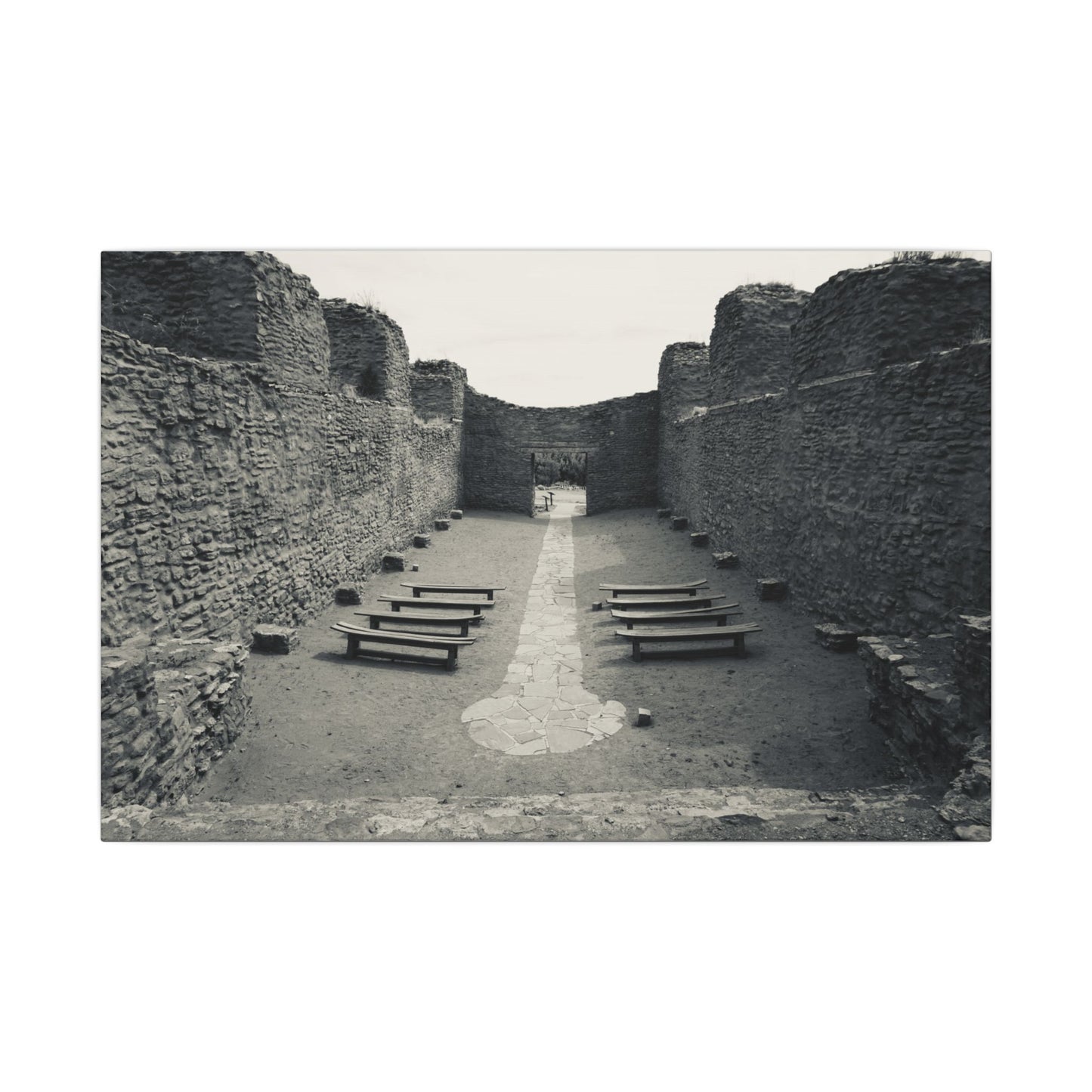 Ancient Sermon- Eclipse Collection .75" Depth Blended Canvas Print