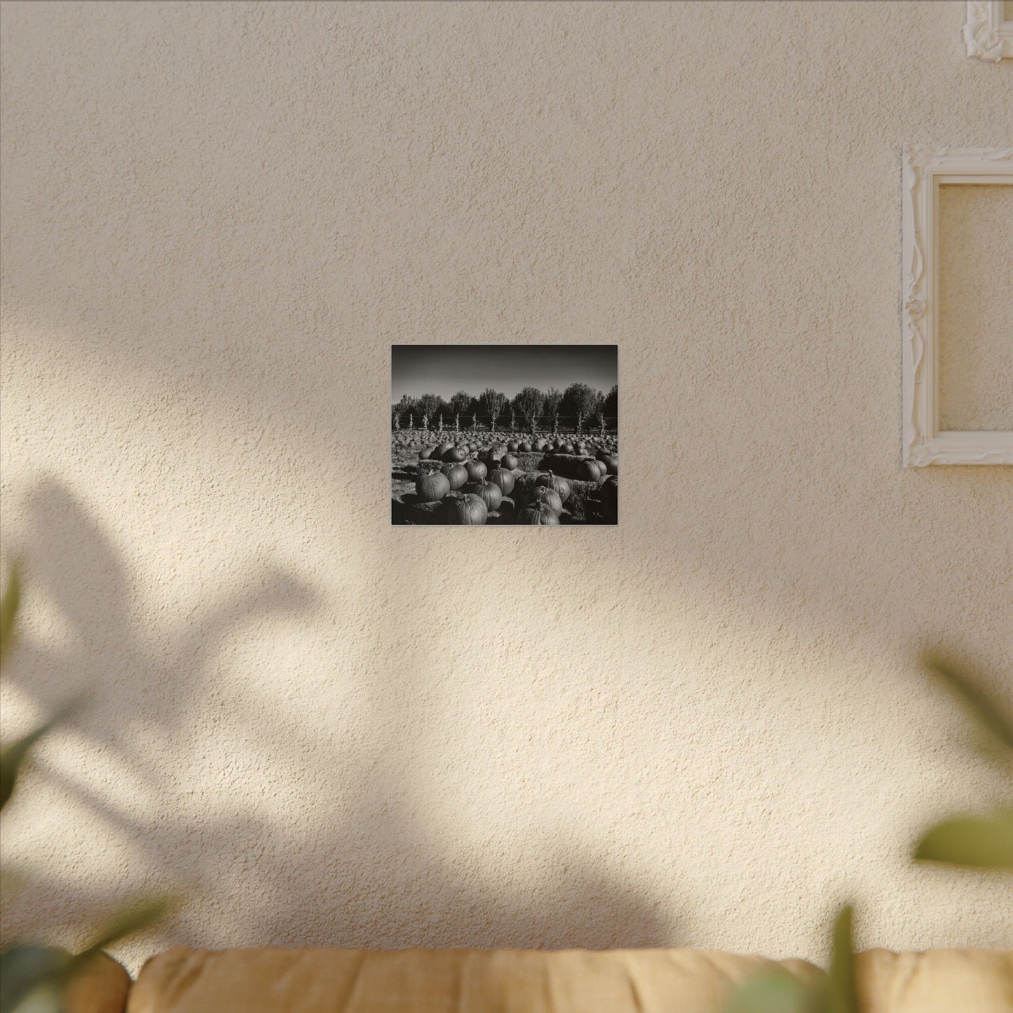 Harvest in Monochrome- Eclipse Collection- .75" Depth Blended Canvas Print