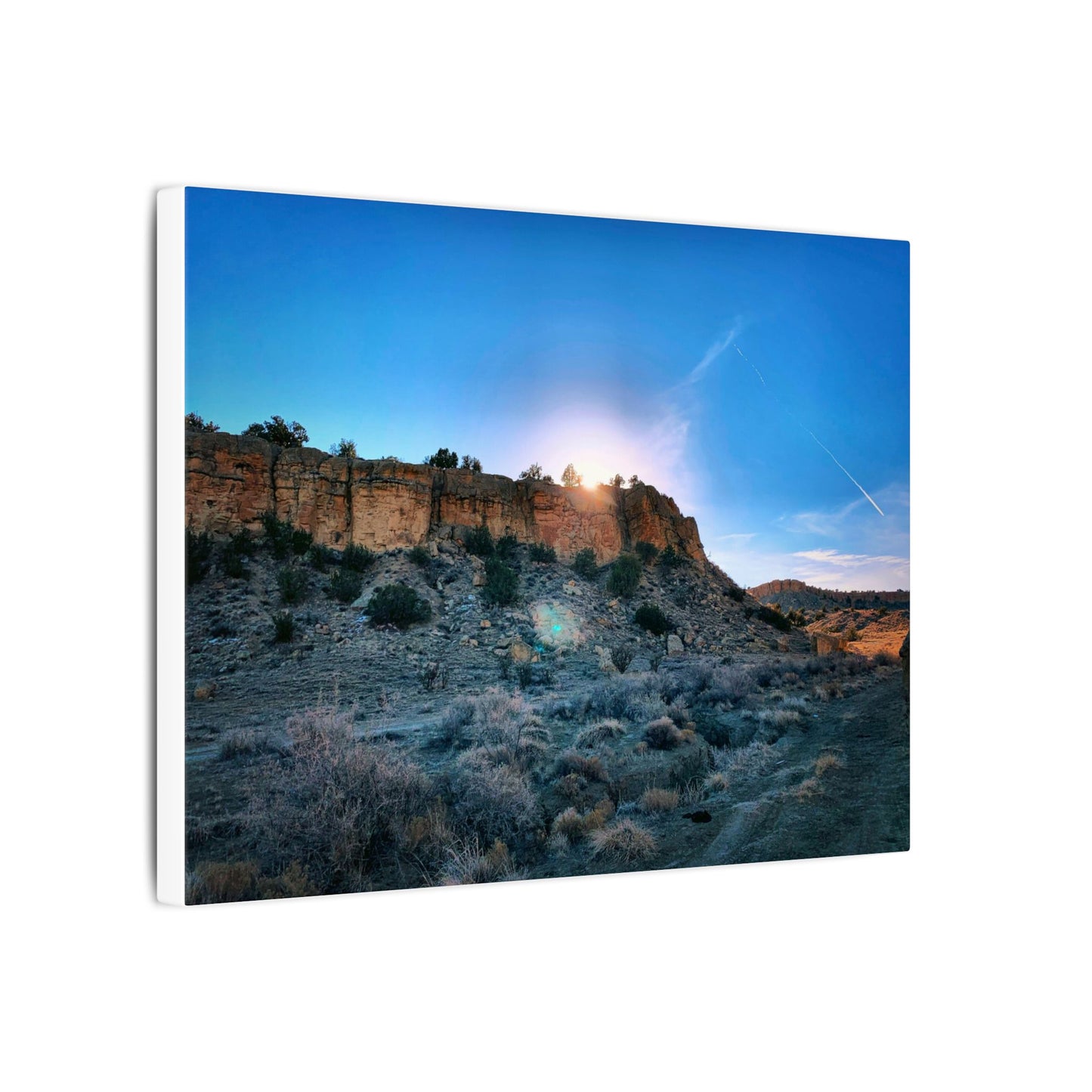 Contrails to Heaven- .75" Depth Blended Canvas Print