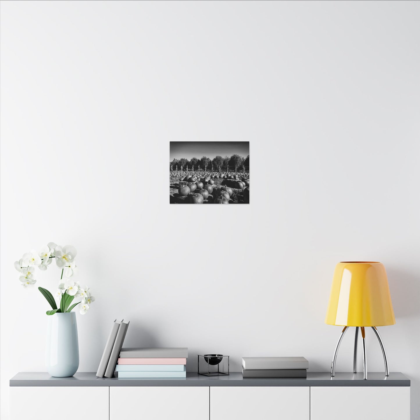 Harvest in Monochrome- Eclipse Collection- .75" Depth Blended Canvas Print
