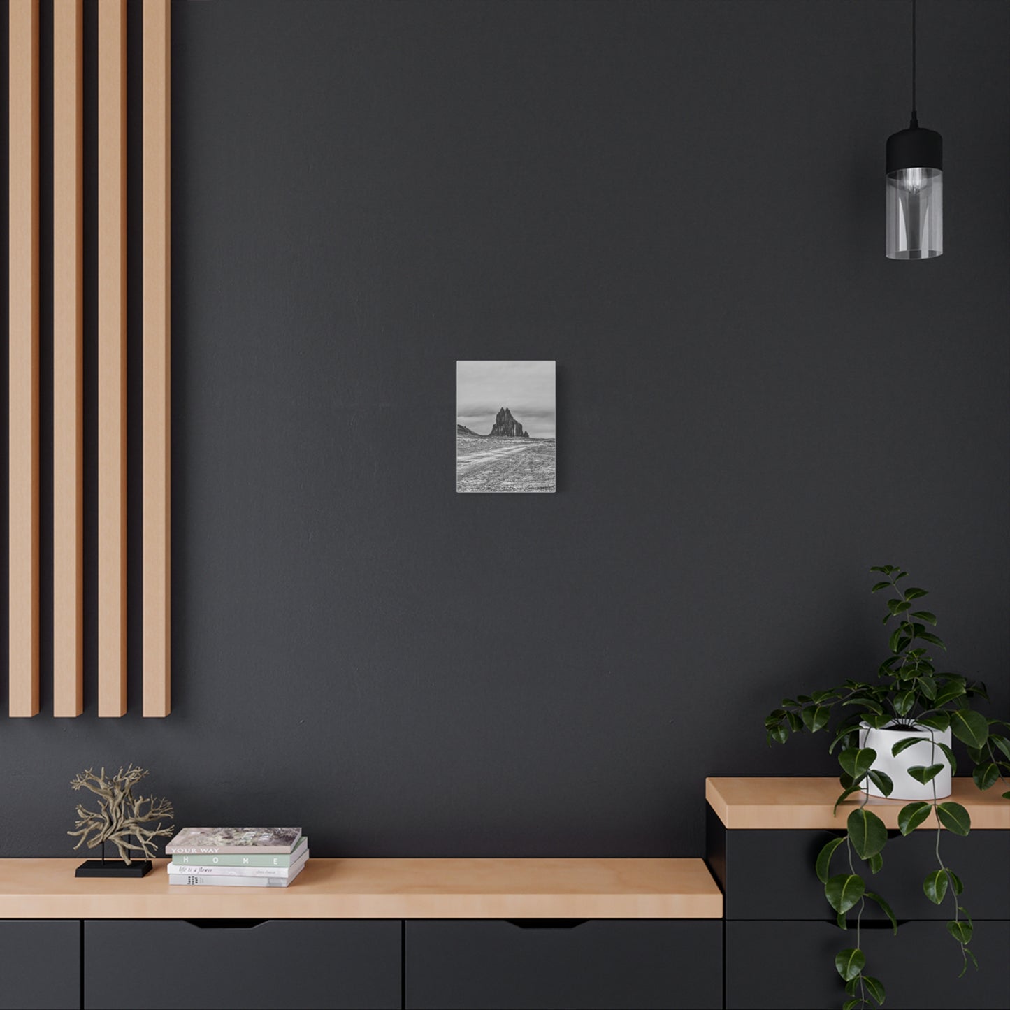 Black Sparrow- Eclipse Collection Premium Canvas, Stretched, 1.25"