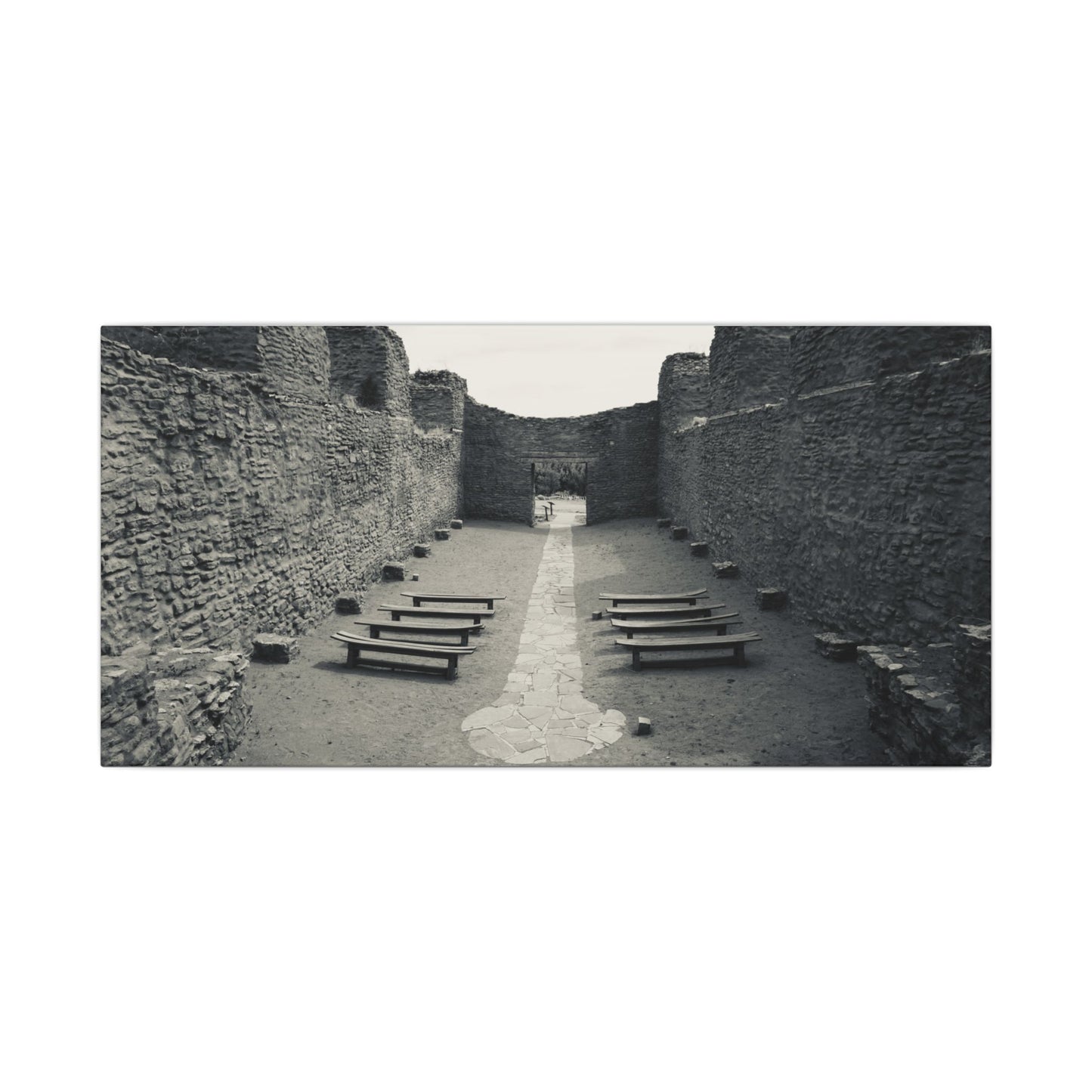Ancient Sermon- Eclipse Collection .75" Depth Blended Canvas Print