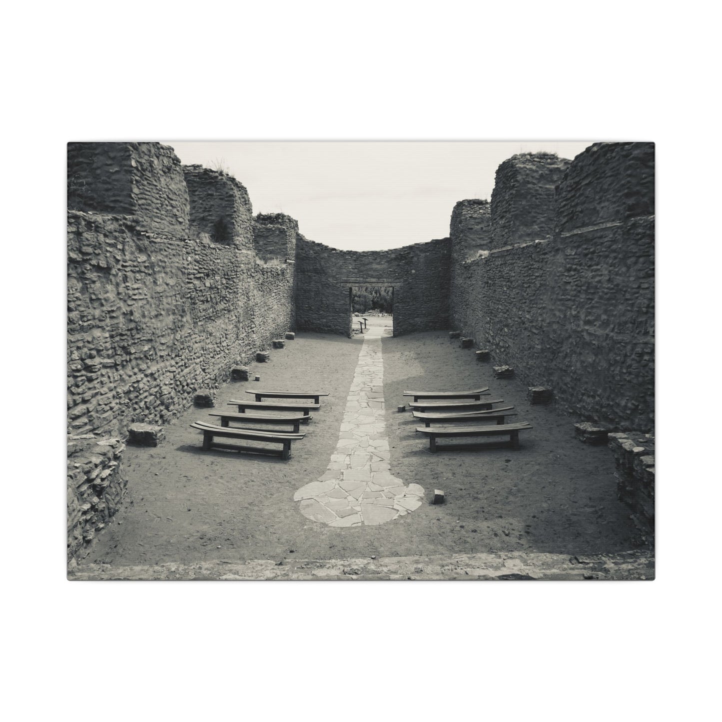 Ancient Sermon- Eclipse Collection .75" Depth Blended Canvas Print
