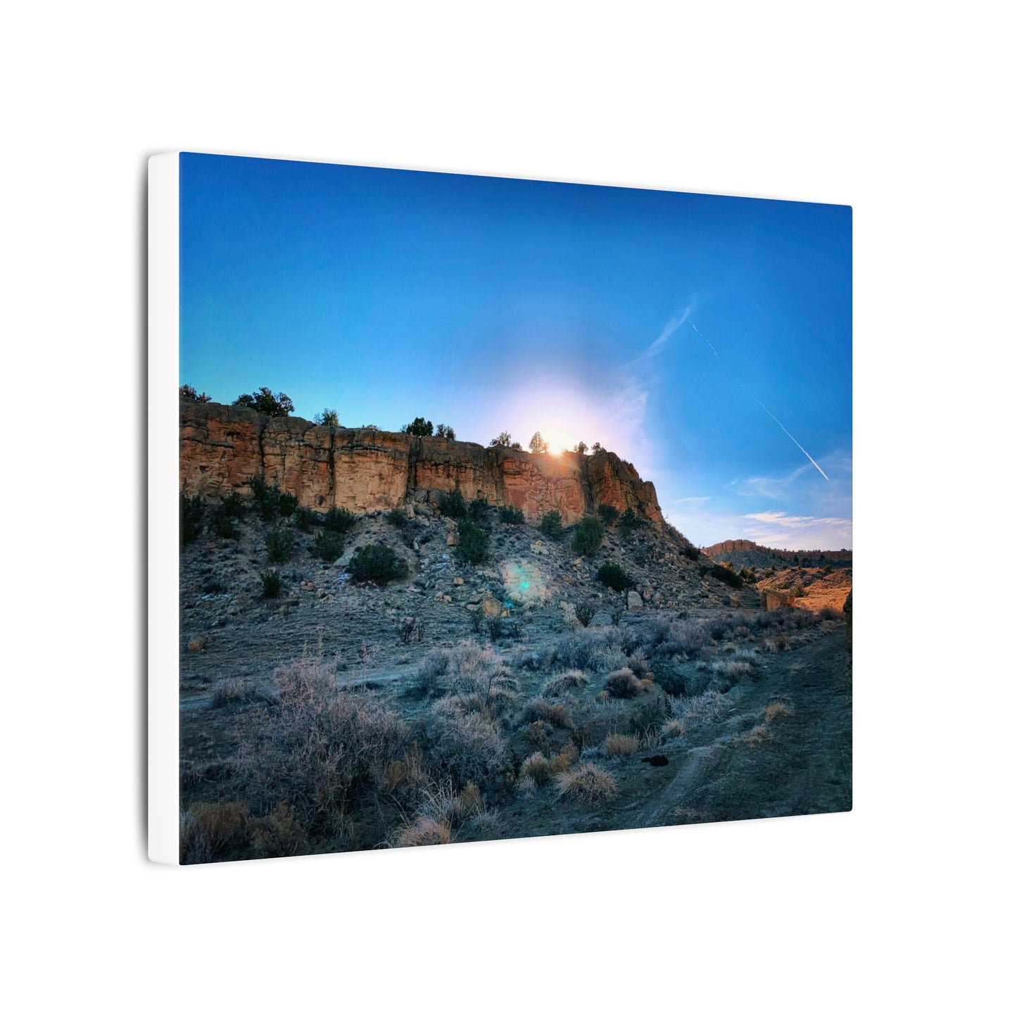 Contrails to Heaven- .75" Depth Blended Canvas Print