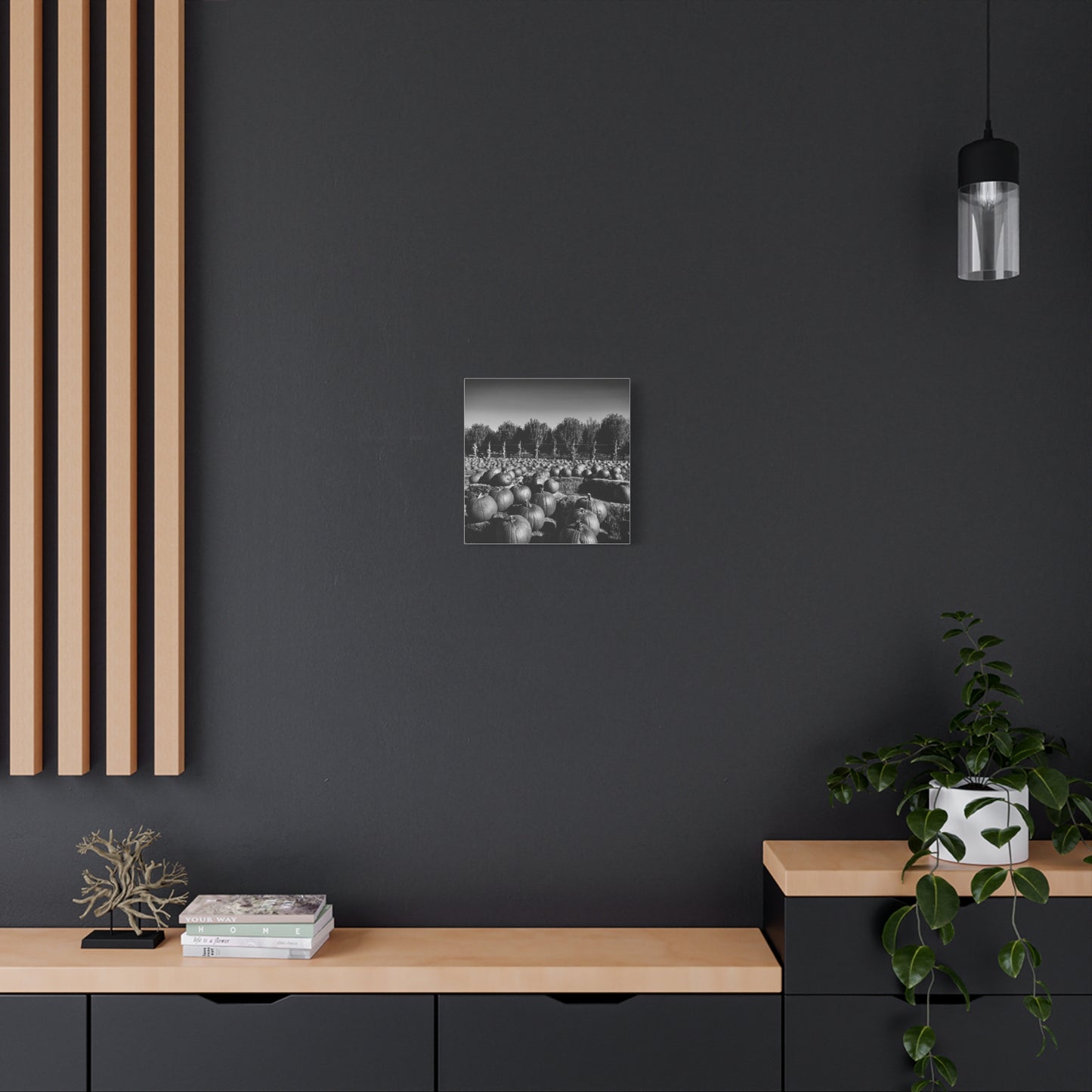 Harvest in Monochrome- Premium Canvas, Stretched, 1.25"